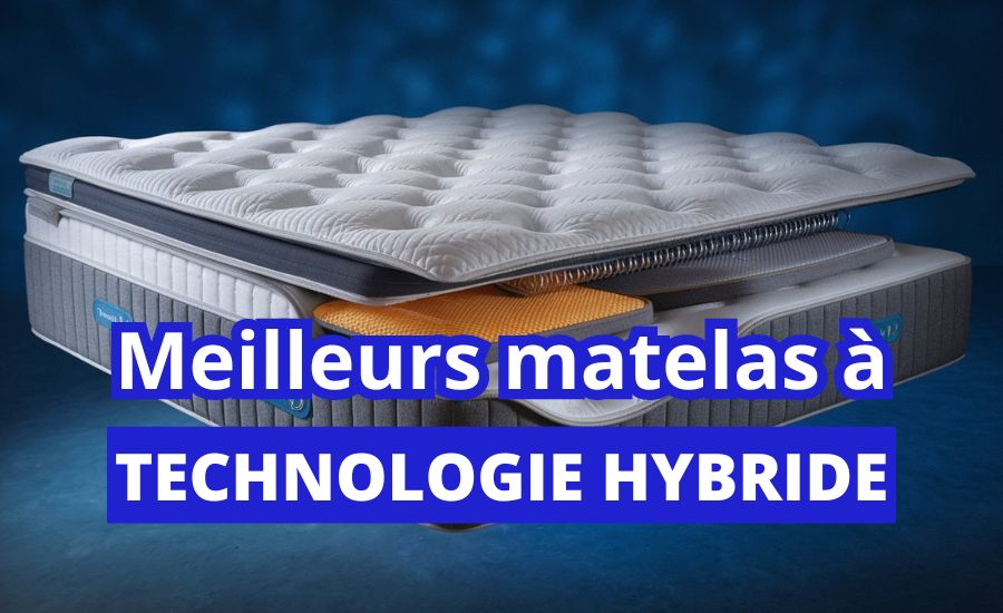 Comparatif des meilleurs matelas hybrides toutes tailles : prix bas et avis de consommateurs