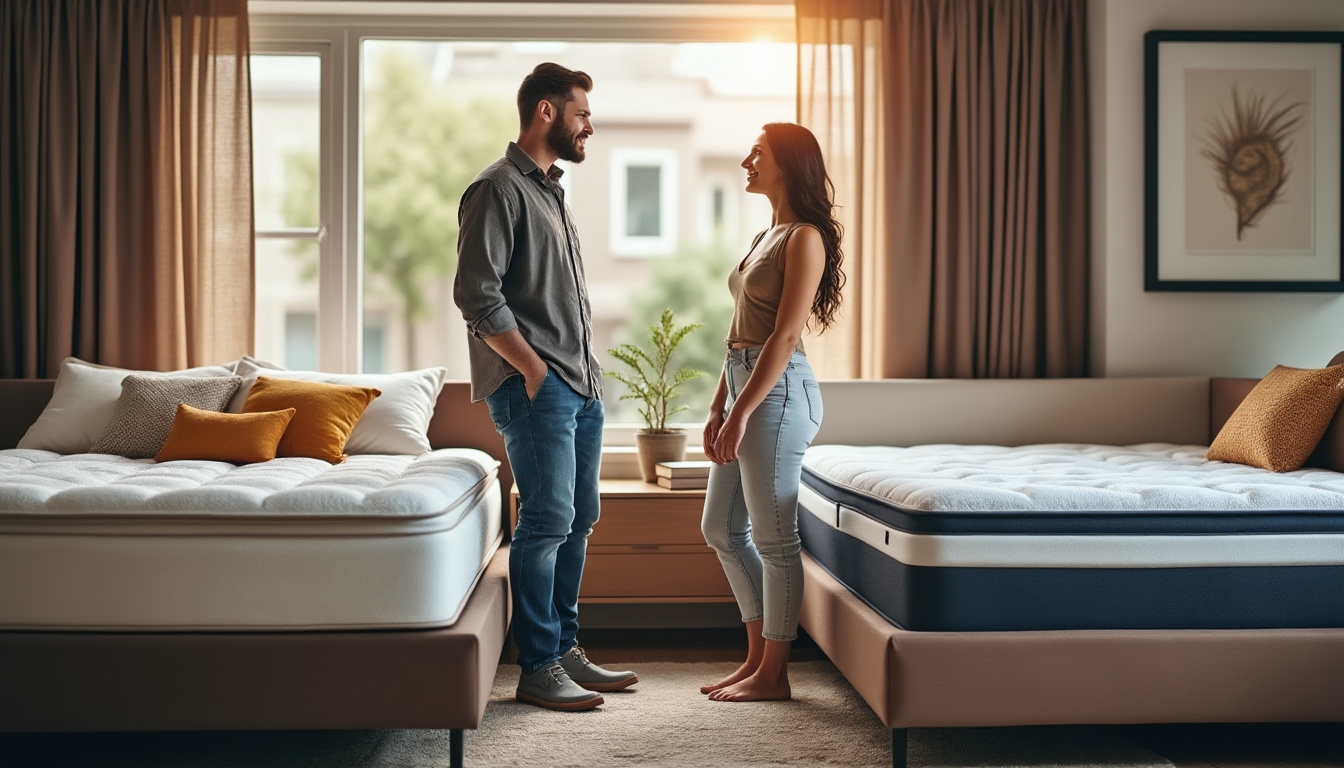 découvrez la nouvelle tendance où les couples optent pour des matelas différents pour un sommeil personnalisé. explorez les avantages de cette approche innovante qui répond aux besoins de chacun, assurant confort et qualité de vie.