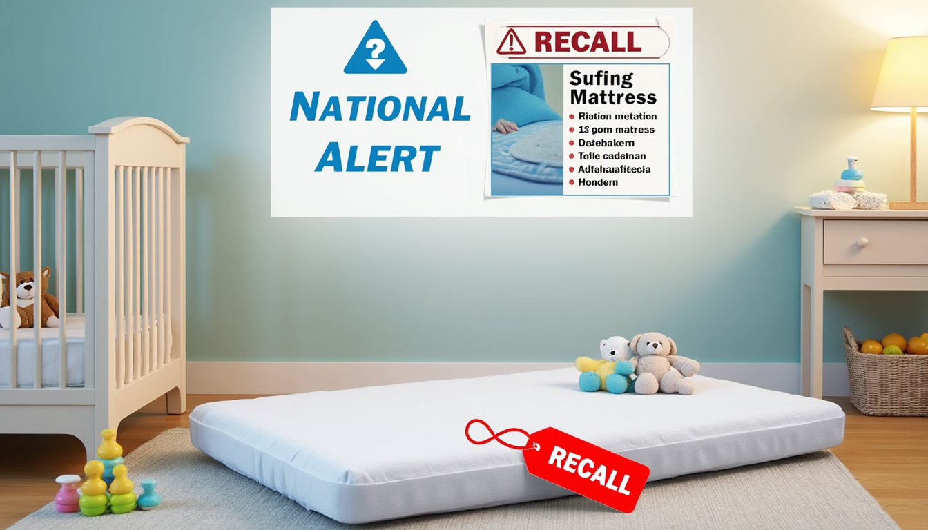 alerte nationale : découvrez les détails sur le rappel d'un matelas pliant pour bébés, mettant en lumière les risques de suffocation associés. protégez votre enfant en restant informé des mesures de sécurité et des recommandations à suivre.