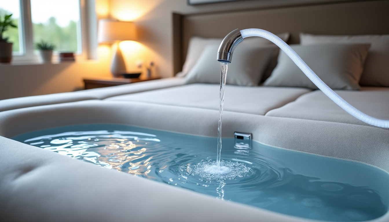 découvrez notre guide facile pour apprendre à remplir un matelas à eau en toute simplicité. suivez nos étapes claires pour profiter d'un confort optimal et d'une expérience de sommeil relaxante.