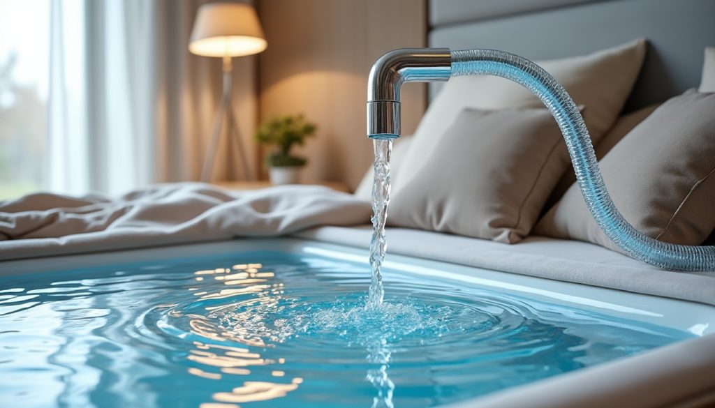 découvrez notre guide facile pour remplir un matelas à eau. suivez des étapes simples et des conseils pratiques pour profiter d'un confort optimal et d'une expérience de sommeil apaisante.