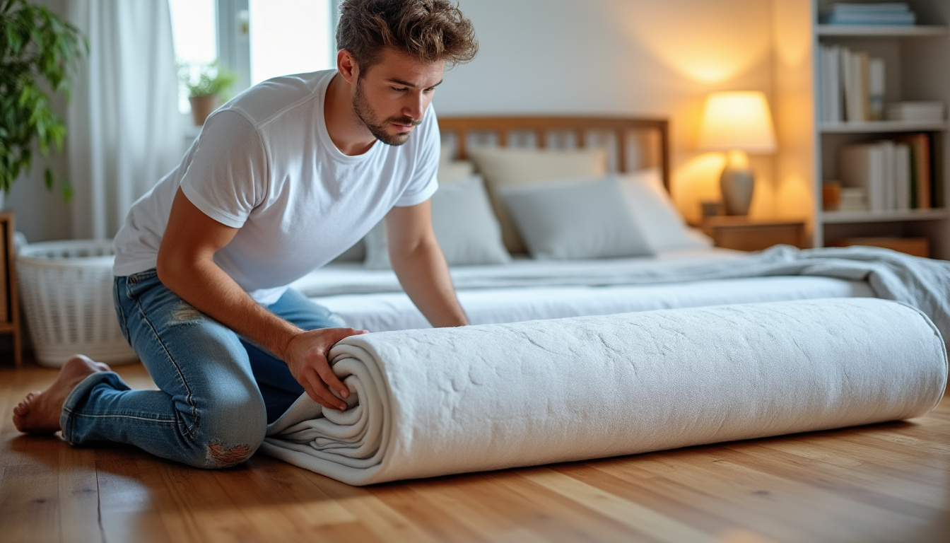 découvrez nos astuces pratiques pour rouler un matelas en toute simplicité et le transporter facilement. suivez nos conseils pour gagner de la place et protéger votre matelas lors de vos déplacements.