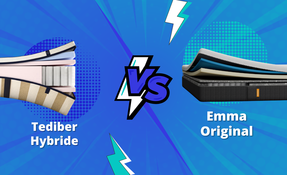 Emma Original vs Tediber Hybride : avis, comparatif des performances et prix